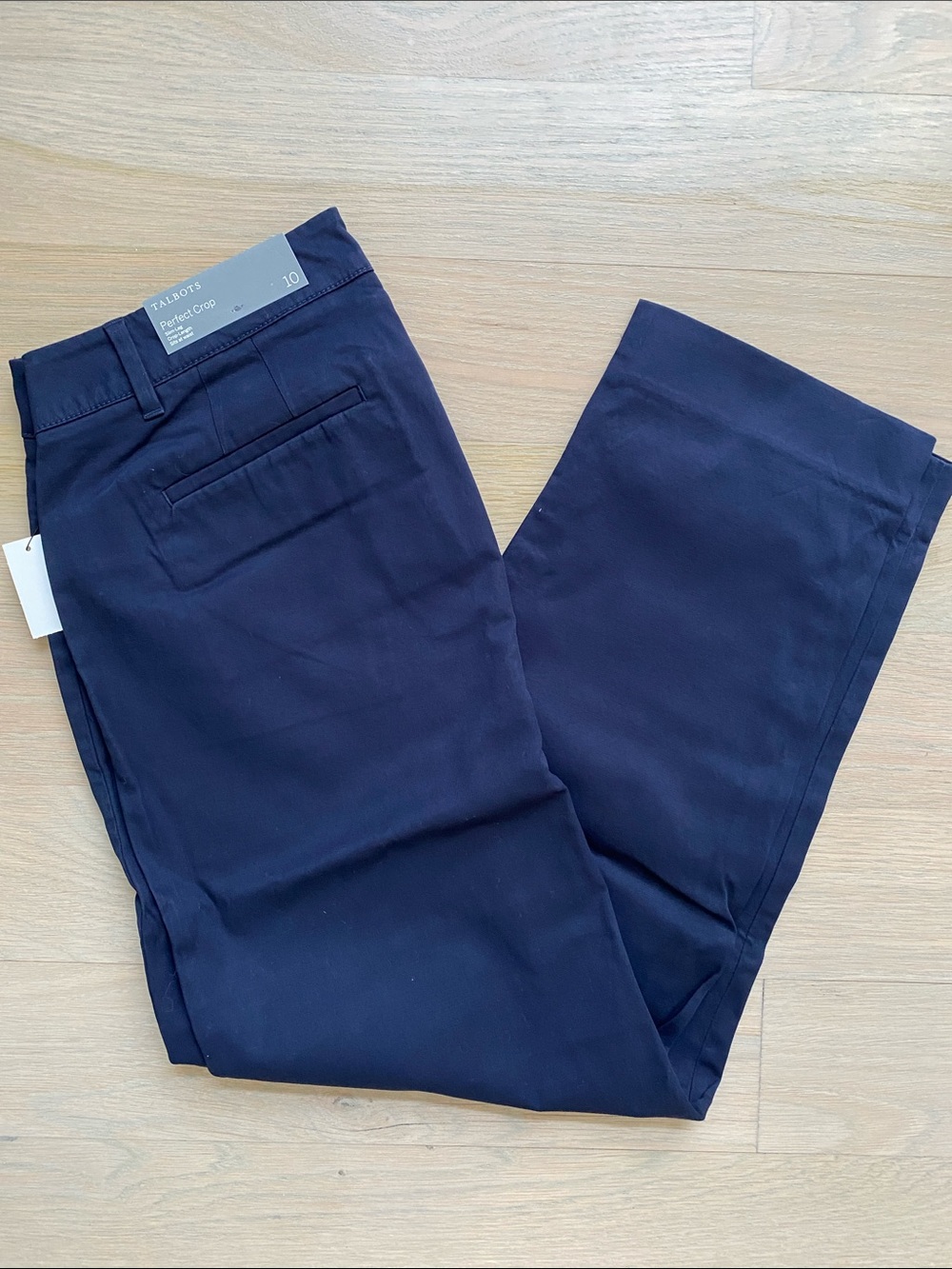Talbots Perfect Crop Pant - Indigo Blue